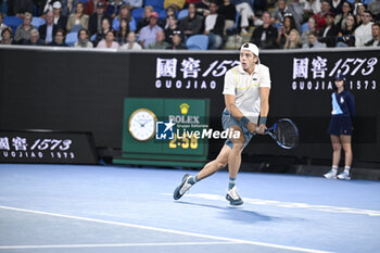 2024-01-18 - Arthur Cazaux of France during the Australian Open AO 2024 Grand Slam tennis tournament on January 18, 2024 at Melbourne Park in Australia. Photo Victor Joly / DPPI - TENNIS - AUSTRALIAN OPEN 2024 - WEEK 1 - INTERNATIONALS - TENNIS