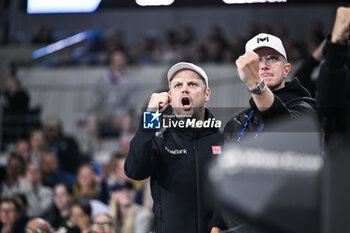 2024-01-18 - Severin Luthi coach of Holger Rune of Denmark during the Australian Open AO 2024 Grand Slam tennis tournament on January 18, 2024 at Melbourne Park in Australia. Photo Victor Joly / DPPI - TENNIS - AUSTRALIAN OPEN 2024 - WEEK 1 - INTERNATIONALS - TENNIS