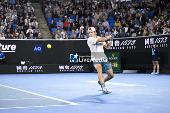 2024-01-18 - Arthur Cazaux of France during the Australian Open AO 2024 Grand Slam tennis tournament on January 18, 2024 at Melbourne Park in Australia. Photo Victor Joly / DPPI - TENNIS - AUSTRALIAN OPEN 2024 - WEEK 1 - INTERNATIONALS - TENNIS