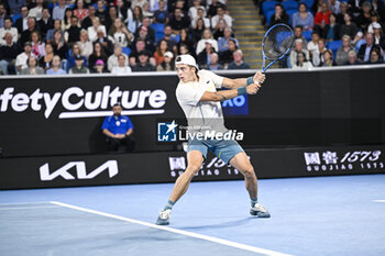 2024-01-18 - Arthur Cazaux of France during the Australian Open AO 2024 Grand Slam tennis tournament on January 18, 2024 at Melbourne Park in Australia. Photo Victor Joly / DPPI - TENNIS - AUSTRALIAN OPEN 2024 - WEEK 1 - INTERNATIONALS - TENNIS