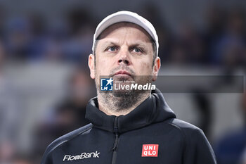 2024-01-18 - Severin Luthi coach of Holger Rune of Denmark during the Australian Open AO 2024 Grand Slam tennis tournament on January 18, 2024 at Melbourne Park in Australia. Photo Victor Joly / DPPI - TENNIS - AUSTRALIAN OPEN 2024 - WEEK 1 - INTERNATIONALS - TENNIS