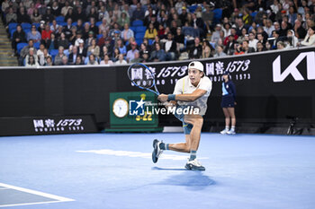 2024-01-18 - Arthur Cazaux of France during the Australian Open AO 2024 Grand Slam tennis tournament on January 18, 2024 at Melbourne Park in Australia. Photo Victor Joly / DPPI - TENNIS - AUSTRALIAN OPEN 2024 - WEEK 1 - INTERNATIONALS - TENNIS