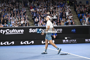 2024-01-18 - Arthur Cazaux of France during the Australian Open AO 2024 Grand Slam tennis tournament on January 18, 2024 at Melbourne Park in Australia. Photo Victor Joly / DPPI - TENNIS - AUSTRALIAN OPEN 2024 - WEEK 1 - INTERNATIONALS - TENNIS