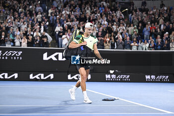 2024-01-18 - Holger Rune of Denmark during the Australian Open AO 2024 Grand Slam tennis tournament on January 18, 2024 at Melbourne Park in Australia. Photo Victor Joly / DPPI - TENNIS - AUSTRALIAN OPEN 2024 - WEEK 1 - INTERNATIONALS - TENNIS