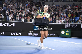 2024-01-18 - Holger Rune of Denmark during the Australian Open AO 2024 Grand Slam tennis tournament on January 18, 2024 at Melbourne Park in Australia. Photo Victor Joly / DPPI - TENNIS - AUSTRALIAN OPEN 2024 - WEEK 1 - INTERNATIONALS - TENNIS