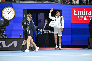 2024-01-18 - Daniil Medvedev during the Australian Open AO 2024 Grand Slam tennis tournament on January 18, 2024 at Melbourne Park in Australia. Photo Victor Joly / DPPI - TENNIS - AUSTRALIAN OPEN 2024 - WEEK 1 - INTERNATIONALS - TENNIS