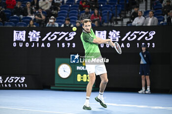 2024-01-18 - Daniil Medvedev during the Australian Open AO 2024 Grand Slam tennis tournament on January 18, 2024 at Melbourne Park in Australia. Photo Victor Joly / DPPI - TENNIS - AUSTRALIAN OPEN 2024 - WEEK 1 - INTERNATIONALS - TENNIS