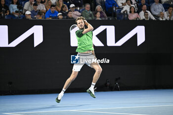 2024-01-18 - Daniil Medvedev during the Australian Open AO 2024 Grand Slam tennis tournament on January 18, 2024 at Melbourne Park in Australia. Photo Victor Joly / DPPI - TENNIS - AUSTRALIAN OPEN 2024 - WEEK 1 - INTERNATIONALS - TENNIS