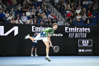 2024-01-18 - Daniil Medvedev during the Australian Open AO 2024 Grand Slam tennis tournament on January 18, 2024 at Melbourne Park in Australia. Photo Victor Joly / DPPI - TENNIS - AUSTRALIAN OPEN 2024 - WEEK 1 - INTERNATIONALS - TENNIS