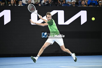 2024-01-18 - Daniil Medvedev during the Australian Open AO 2024 Grand Slam tennis tournament on January 18, 2024 at Melbourne Park in Australia. Photo Victor Joly / DPPI - TENNIS - AUSTRALIAN OPEN 2024 - WEEK 1 - INTERNATIONALS - TENNIS