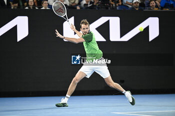 2024-01-18 - Daniil Medvedev during the Australian Open AO 2024 Grand Slam tennis tournament on January 18, 2024 at Melbourne Park in Australia. Photo Victor Joly / DPPI - TENNIS - AUSTRALIAN OPEN 2024 - WEEK 1 - INTERNATIONALS - TENNIS