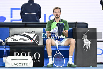 2024-01-18 - Daniil Medvedev during the Australian Open AO 2024 Grand Slam tennis tournament on January 18, 2024 at Melbourne Park in Australia. Photo Victor Joly / DPPI - TENNIS - AUSTRALIAN OPEN 2024 - WEEK 1 - INTERNATIONALS - TENNIS