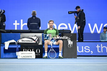 2024-01-18 - Daniil Medvedev during the Australian Open AO 2024 Grand Slam tennis tournament on January 18, 2024 at Melbourne Park in Australia. Photo Victor Joly / DPPI - TENNIS - AUSTRALIAN OPEN 2024 - WEEK 1 - INTERNATIONALS - TENNIS