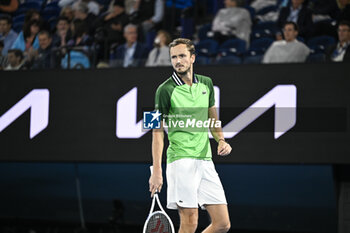 2024-01-18 - Daniil Medvedev during the Australian Open AO 2024 Grand Slam tennis tournament on January 18, 2024 at Melbourne Park in Australia. Photo Victor Joly / DPPI - TENNIS - AUSTRALIAN OPEN 2024 - WEEK 1 - INTERNATIONALS - TENNIS