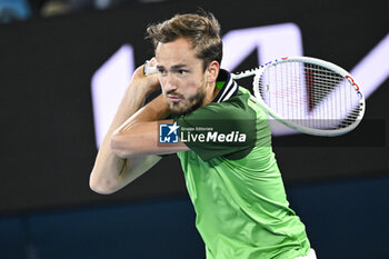 2024-01-18 - Daniil Medvedev during the Australian Open AO 2024 Grand Slam tennis tournament on January 18, 2024 at Melbourne Park in Australia. Photo Victor Joly / DPPI - TENNIS - AUSTRALIAN OPEN 2024 - WEEK 1 - INTERNATIONALS - TENNIS