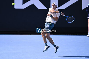 2024-01-20 - Arthur Cazaux of France during the Australian Open AO 2024 Grand Slam tennis tournament on January 20, 2024 at Melbourne Park in Australia. Photo Victor Joly / DPPI - TENNIS - AUSTRALIAN OPEN 2024 - WEEK 1 - INTERNATIONALS - TENNIS