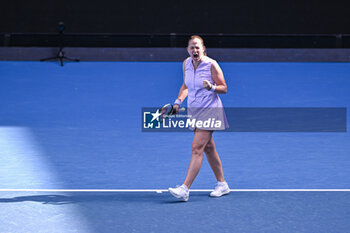 2024-01-20 - Jeļena Aļona Ostapenko during the Australian Open AO 2024 Grand Slam tennis tournament on January 20, 2024 at Melbourne Park in Australia. Photo Victor Joly / DPPI - TENNIS - AUSTRALIAN OPEN 2024 - WEEK 1 - INTERNATIONALS - TENNIS