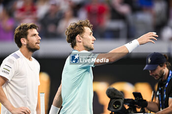 2024-01-20 - Casper Ruud of Norway during the Australian Open AO 2024 Grand Slam tennis tournament on January 20, 2024 at Melbourne Park in Australia. Photo Victor Joly / DPPI - TENNIS - AUSTRALIAN OPEN 2024 - WEEK 1 - INTERNATIONALS - TENNIS