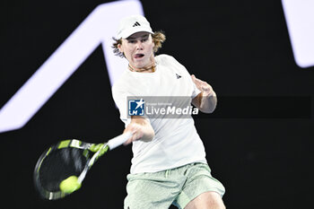 2024-01-20 - Alex Michelsen of USA during the Australian Open AO 2024 Grand Slam tennis tournament on January 20, 2024 at Melbourne Park in Australia. Photo Victor Joly / DPPI - TENNIS - AUSTRALIAN OPEN 2024 - WEEK 1 - INTERNATIONALS - TENNIS