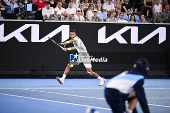 2024-01-20 - Felix Auger-Aliassime during the Australian Open AO 2024 Grand Slam tennis tournament on January 20, 2024 at Melbourne Park in Australia. Photo Victor Joly / DPPI - TENNIS - AUSTRALIAN OPEN 2024 - WEEK 1 - INTERNATIONALS - TENNIS