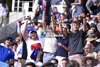 2024-01-19 - French fans or supporters of Adrian Mannarino of France during the Australian Open AO 2024 Grand Slam tennis tournament on January 19, 2024 at Melbourne Park in Australia. Photo Victor Joly / DPPI - TENNIS - AUSTRALIAN OPEN 2024 - WEEK 1 - INTERNATIONALS - TENNIS