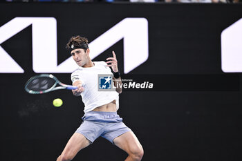 2024-01-19 - Tomas Martin Etcheverry during the Australian Open AO 2024 Grand Slam tennis tournament on January 19, 2024 at Melbourne Park in Australia. Photo Victor Joly / DPPI - TENNIS - AUSTRALIAN OPEN 2024 - WEEK 1 - INTERNATIONALS - TENNIS