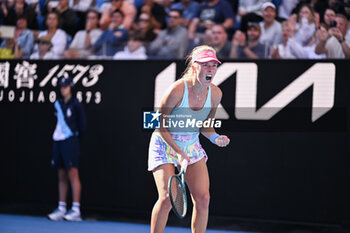 2024-01-19 - Magdalena Frech during the Australian Open AO 2024 Grand Slam tennis tournament on January 19, 2024 at Melbourne Park in Australia. Photo Victor Joly / DPPI - TENNIS - AUSTRALIAN OPEN 2024 - WEEK 1 - INTERNATIONALS - TENNIS
