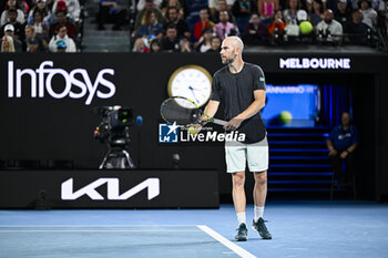 2024-01-21 - Adrian Mannarino of France during the Australian Open AO 2024 Grand Slam tennis tournament on January 21, 2024 at Melbourne Park in Australia. Photo Victor Joly / DPPI - TENNIS - AUSTRALIAN OPEN 2024 - WEEK 1 - INTERNATIONALS - TENNIS