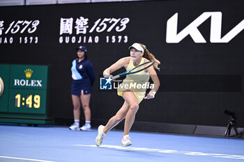 2024-01-21 - Mirra Andreeva of Russia during the Australian Open AO 2024 Grand Slam tennis tournament on January 21, 2024 at Melbourne Park in Australia. Photo Victor Joly / DPPI - TENNIS - AUSTRALIAN OPEN 2024 - WEEK 1 - INTERNATIONALS - TENNIS