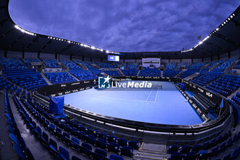 2024-01-21 - General view ambiance or ambience illustration of empty Show Court Arena or Kia stadium during the Australian Open AO 2024 Grand Slam tennis tournament on January 21, 2024 at Melbourne Park in Australia. Photo Victor Joly / DPPI - TENNIS - AUSTRALIAN OPEN 2024 - WEEK 1 - INTERNATIONALS - TENNIS