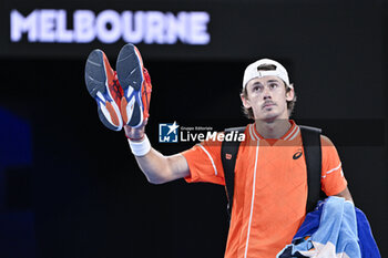2024-01-21 - Alex de Minaur during the Australian Open AO 2024 Grand Slam tennis tournament on January 21, 2024 at Melbourne Park in Australia. Photo Victor Joly / DPPI - TENNIS - AUSTRALIAN OPEN 2024 - WEEK 1 - INTERNATIONALS - TENNIS
