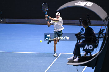 2024-01-22 - Arthur Cazaux of France during the Australian Open 2024, Grand Slam tennis tournament on January 22, 2024 at Melbourne Park in Melbourne, Australia - TENNIS - AUSTRALIAN OPEN 2024 - WEEK 2 - INTERNATIONALS - TENNIS
