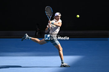 2024-01-22 - Arthur Cazaux of France during the Australian Open 2024, Grand Slam tennis tournament on January 22, 2024 at Melbourne Park in Melbourne, Australia - TENNIS - AUSTRALIAN OPEN 2024 - WEEK 2 - INTERNATIONALS - TENNIS