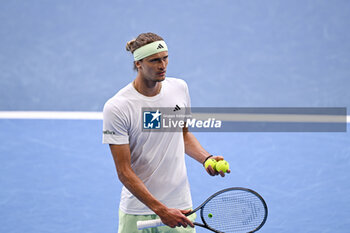 2024-01-22 - Sascha Alexander Zverev of Germany during the Australian Open 2024, Grand Slam tennis tournament on January 22, 2024 at Melbourne Park in Melbourne, Australia - TENNIS - AUSTRALIAN OPEN 2024 - WEEK 2 - INTERNATIONALS - TENNIS