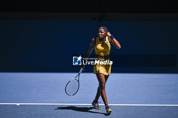 2024-01-23 - Cori Coco Gauff during the Australian Open 2024 Grand Slam tennis tournament on January 22, 2024 at Melbourne Park in Melbourne, Australia. Photo Victor Joly / DPPI - TENNIS - AUSTRALIAN OPEN 2024 - WEEK 2 - INTERNATIONALS - TENNIS