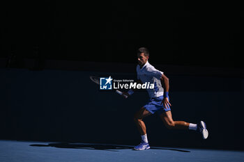 2024-01-23 - Novak Djokovic of Serbia during the Australian Open 2024 Grand Slam tennis tournament on January 22, 2024 at Melbourne Park in Melbourne, Australia. Photo Victor Joly / DPPI - TENNIS - AUSTRALIAN OPEN 2024 - WEEK 2 - INTERNATIONALS - TENNIS