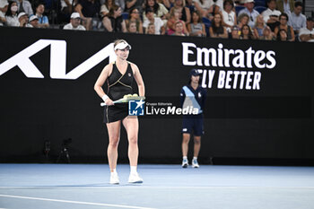 2024-01-23 - Barbora Krejcikova during the Australian Open 2024 Grand Slam tennis tournament on January 22, 2024 at Melbourne Park in Melbourne, Australia. Photo Victor Joly / DPPI - TENNIS - AUSTRALIAN OPEN 2024 - WEEK 2 - INTERNATIONALS - TENNIS