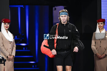 2024-01-23 - Andrey Rublev during the Australian Open 2024 Grand Slam tennis tournament on January 22, 2024 at Melbourne Park in Melbourne, Australia. Photo Victor Joly / DPPI - TENNIS - AUSTRALIAN OPEN 2024 - WEEK 2 - INTERNATIONALS - TENNIS
