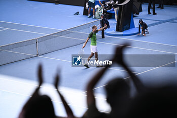 2024-01-24 - Daniil Medvedev during the Australian Open AO 2024 Grand Slam tennis tournament on January 24, 2024 at Melbourne Park in Melbourne, Australia. Photo Victor Joly / DPPI - TENNIS - AUSTRALIAN OPEN 2024 - WEEK 2 - INTERNATIONALS - TENNIS