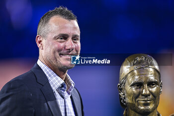 2024-01-24 - Lleyton Hewitt inducted into the Hall of Fame during the Australian Open AO 2024 Grand Slam tennis tournament on January 24, 2024 in Melbourne Park, Australia. Photo Victor Joly / DPPI - TENNIS - AUSTRALIAN OPEN 2024 - WEEK 2 - INTERNATIONALS - TENNIS