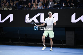 2024-01-24 - Sascha Alexander Zverev of Germany during the Australian Open AO 2024 Grand Slam tennis tournament on January 24, 2024 at Melbourne Park in Melbourne, Australia. Photo Victor Joly / DPPI - TENNIS - AUSTRALIAN OPEN 2024 - WEEK 2 - INTERNATIONALS - TENNIS