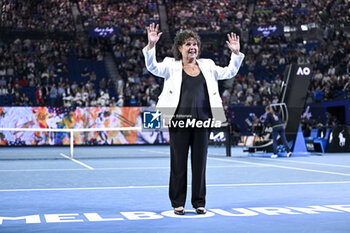 2024-01-25 - Evonne Fay Goolagong Cawley during the Australian Open AO 2024 Grand Slam tennis tournament on January 25, 2024 at Melbourne Park, Australia. Photo Victor Joly / DPPI - TENNIS - AUSTRALIAN OPEN 2024 - WEEK 2 - INTERNATIONALS - TENNIS