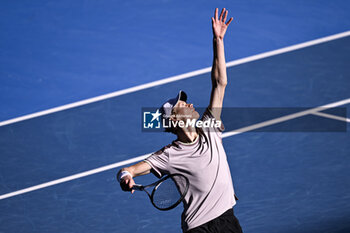 2024-01-26 - Jannik Sinner of Italy during the Australian Open AO 2024 Grand Slam tennis tournament on January 26, 2024 at Melbourne Park in Melbourne, Australia. Photo Victor Joly / DPPI - TENNIS - AUSTRALIAN OPEN 2024 - WEEK 2 - INTERNATIONALS - TENNIS