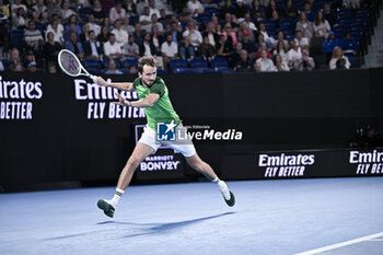 2024-01-26 - Daniil Medvedev during the Australian Open AO 2024 Grand Slam tennis tournament on January 26, 2024 at Melbourne Park in Melbourne, Australia. Photo Victor Joly / DPPI - TENNIS - AUSTRALIAN OPEN 2024 - WEEK 2 - INTERNATIONALS - TENNIS