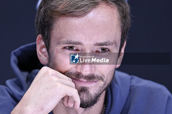 2024-01-26 - Daniil Medvedev during a press conference during the Australian Open AO 2024 Grand Slam tennis tournament on January 26, 2024 at Melbourne Park in Melbourne, Australia. Photo Victor Joly / DPPI - TENNIS - AUSTRALIAN OPEN 2024 - WEEK 2 - INTERNATIONALS - TENNIS