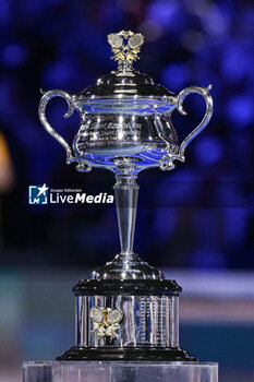 2024-01-27 - Illustration shows the ladies trophy during the Australian Open AO 2024 women's final Grand Slam tennis tournament on January 27, 2024 at Melbourne Park in Australia. Photo Victor Joly / DPPI - TENNIS - AUSTRALIAN OPEN 2024 - WEEK 2 - INTERNATIONALS - TENNIS