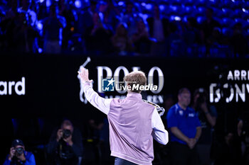 2024-01-28 - Jannik Sinner of Italy during the Australian Open AO 2024 men's final Grand Slam tennis tournament on January 28, 2024 at Melbourne Park in Australia. Photo Victor Joly / DPPI - TENNIS - AUSTRALIAN OPEN 2024 - WEEK 2 - INTERNATIONALS - TENNIS