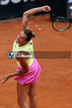 2024-05-15 - Rome, Italy 15.05.2024: Aryna Sabalenka VS Jelena Ostapenko (LAT) during Internazionali BNL 2024 women's WTA1000 Open tennis tournament in Rome at Grand Stand Arena . - INTERNAZIONALI BNL D'ITALIA - INTERNATIONALS - TENNIS