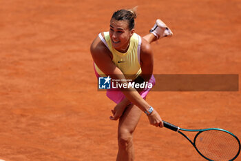 2024-05-15 - Rome, Italy 15.05.2024: Aryna Sabalenka VS Jelena Ostapenko (LAT) during Internazionali BNL 2024 women's WTA1000 Open tennis tournament in Rome at Grand Stand Arena . - INTERNAZIONALI BNL D'ITALIA - INTERNATIONALS - TENNIS