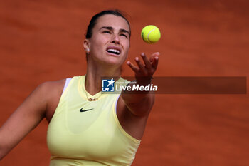 2024-05-15 - Rome, Italy 15.05.2024: Aryna Sabalenka VS Jelena Ostapenko (LAT) during Internazionali BNL 2024 women's WTA1000 Open tennis tournament in Rome at Grand Stand Arena . - INTERNAZIONALI BNL D'ITALIA - INTERNATIONALS - TENNIS